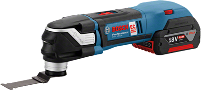 Снимка на Акумулаторен многофункционален инструмент Bosch GOP 18 V-28 Professional,2X5Ah, L-BOXX 06018B6003