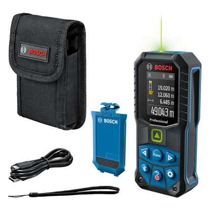 Снимка на Лазерен далекомер GLM 50-27 CG,BA 3.7V 1.0Ah A и USB-C кабел ,0601072U01+Подарък фотболна топка