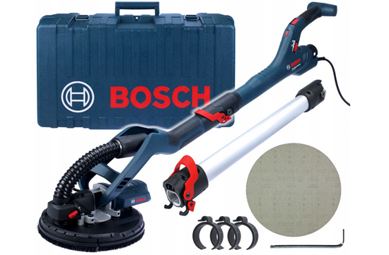 Снимка на Шлайфмашина за сухо стройтелство Bosch GTR 550 куфар , 06017D4020