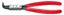 Снимка на Клещи зегер затварящи, извити под 90° KNIPEX 215;4421J31
