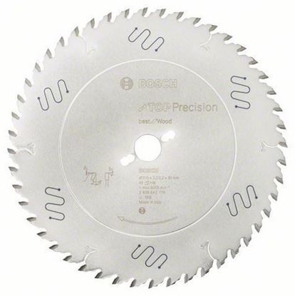 Снимка на Циркулярен диск Top Precision best for за Дърво;ø 315x30x3.2/2.2mm  48T ATB;2608642119