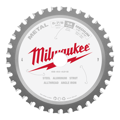 Снимка на Циркулярен диск за метал Milwaukee 150x20x1.6x34-зъба 48404215 