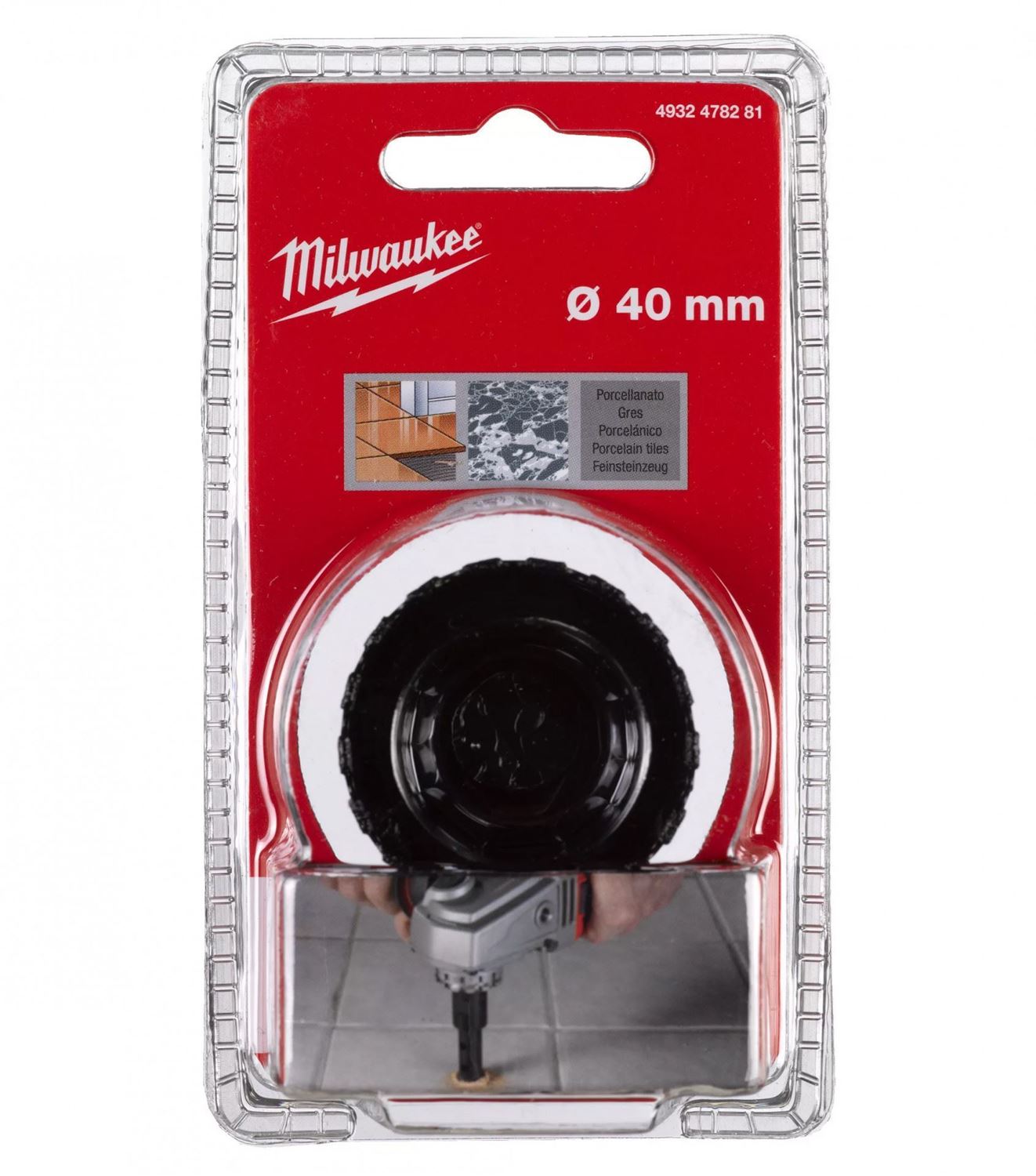 Снимка на Диамантена боркорона за сухо пробиване Milwаukee Diamond Max M14 Ø40x35mm. 4932478281