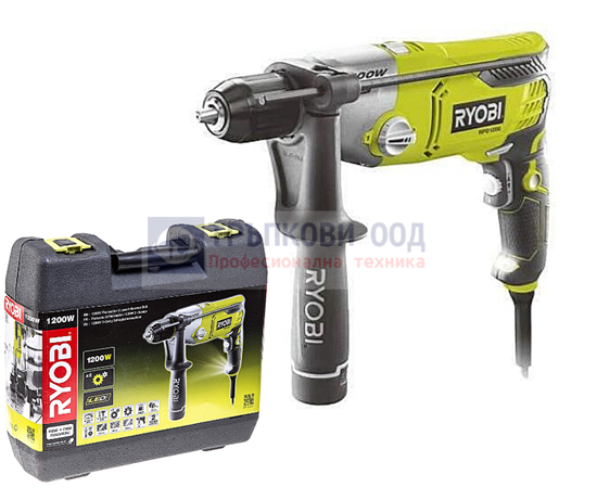 Снимка на Ударна бормашина RYOBI RPD1200-K,1.200W, куфар , 5133002067