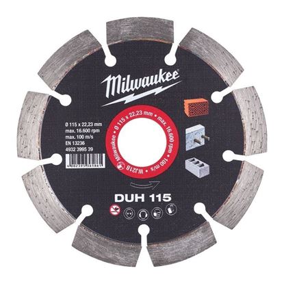 Снимка на Диамантен диск Milwaukee DUH 115mm,4932399539