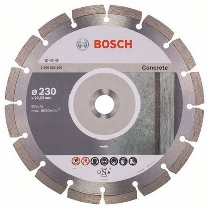 Снимка на Диамантен диск за рязане бетон Standard for CONCRETE 230 x 22,23 x 10 mm, 2608602200