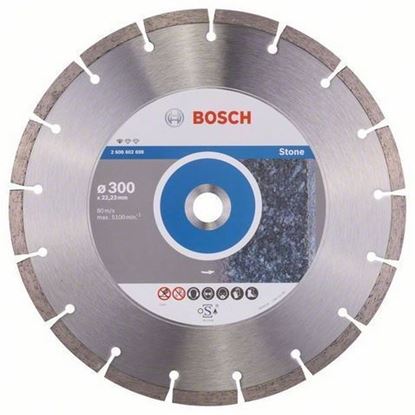 Снимка на Диамантен диск за рязане камък Standard for STONE 300 x 22,23 x 10 mm, 2608602698