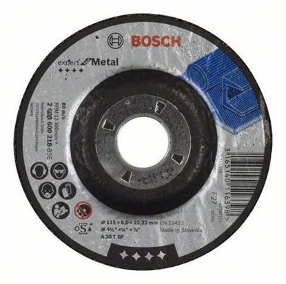 Снимка на Диск за шлайфане, A 30 T BF, 115 mm, 22,23 mm, 6 mm,2608600218