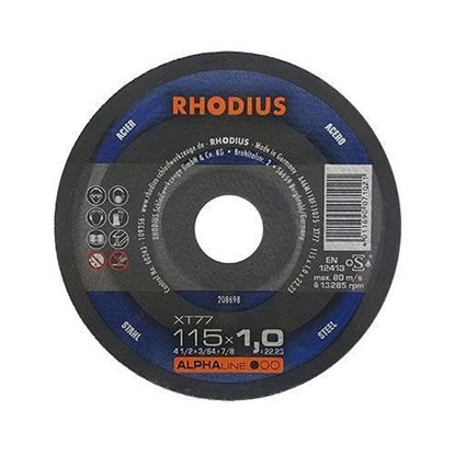 Снимка на Карбофлексов диск Rhodius XT77 115x1.0x22.23мм;208698