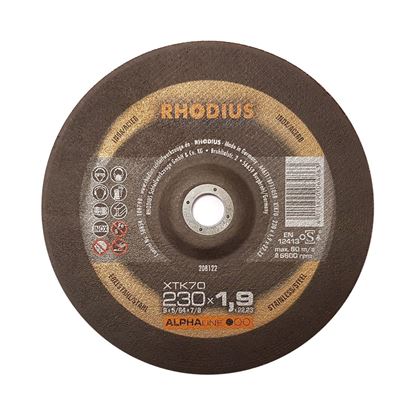 Снимка на Карбофлексов диск RHODIUS XTK70 230x1.9x22.23мм;208122