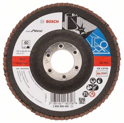 Снимка на Ламелен диск - конус;115 x 22,23 mm, P40;2608605450