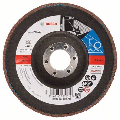 Снимка на Ламелен диск - конус;125 x 22,23 mm, P120;2608607320