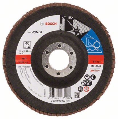 Снимка на Ламелен диск - конус;125 x 22,23 mm, P40;2608606922