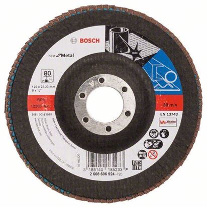 Снимка на Ламелен диск - конус;125 x 22,23 mm, P80;2608606924