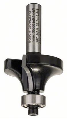 Снимка на Заоблящ фрезер;8 mm, R1 10 mm, L 16,5 mm, G 57 mm;2608628342