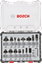 Снимка на Комплект фрезери за оберфреза, 15 части, смесени, 8 mm опашка;2607017472 