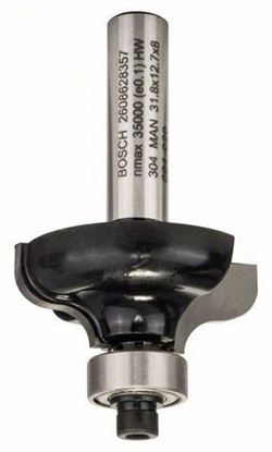 Снимка на Профилен фрезер G;8 mm, R1 4,8 mm, D 31,8 mm, L 12,7 mm, G 54 mm;2608628357