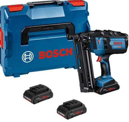 Снимка на Акумулаторен пистолет за пирони GNH 18V-64 M,2x ProCore 4.0Ah батерии,L-Boxx,Bosch,0601481003