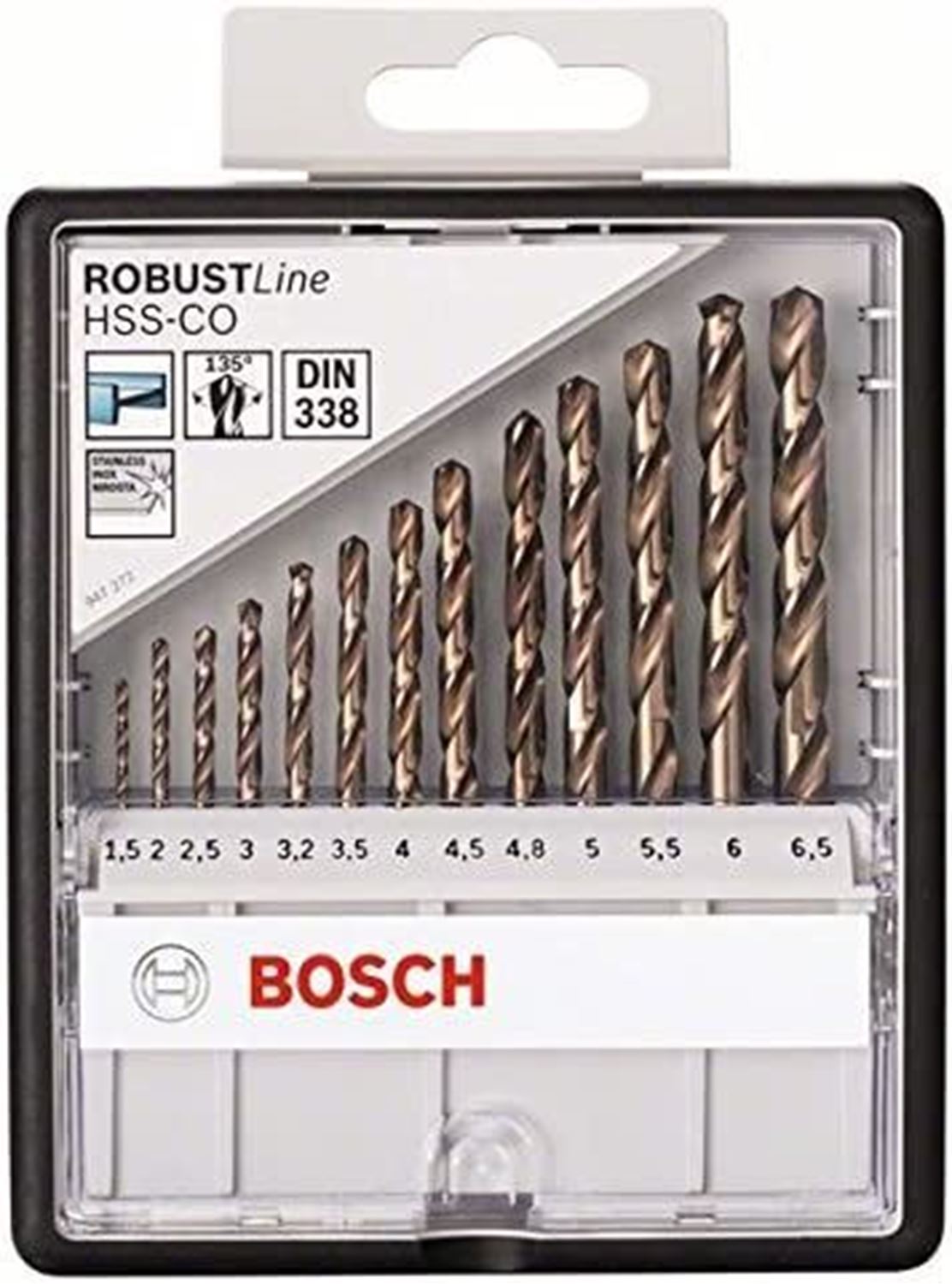 Снимка на Комплект 13 свредла за метал HSS-Co,2607019926,Bosch