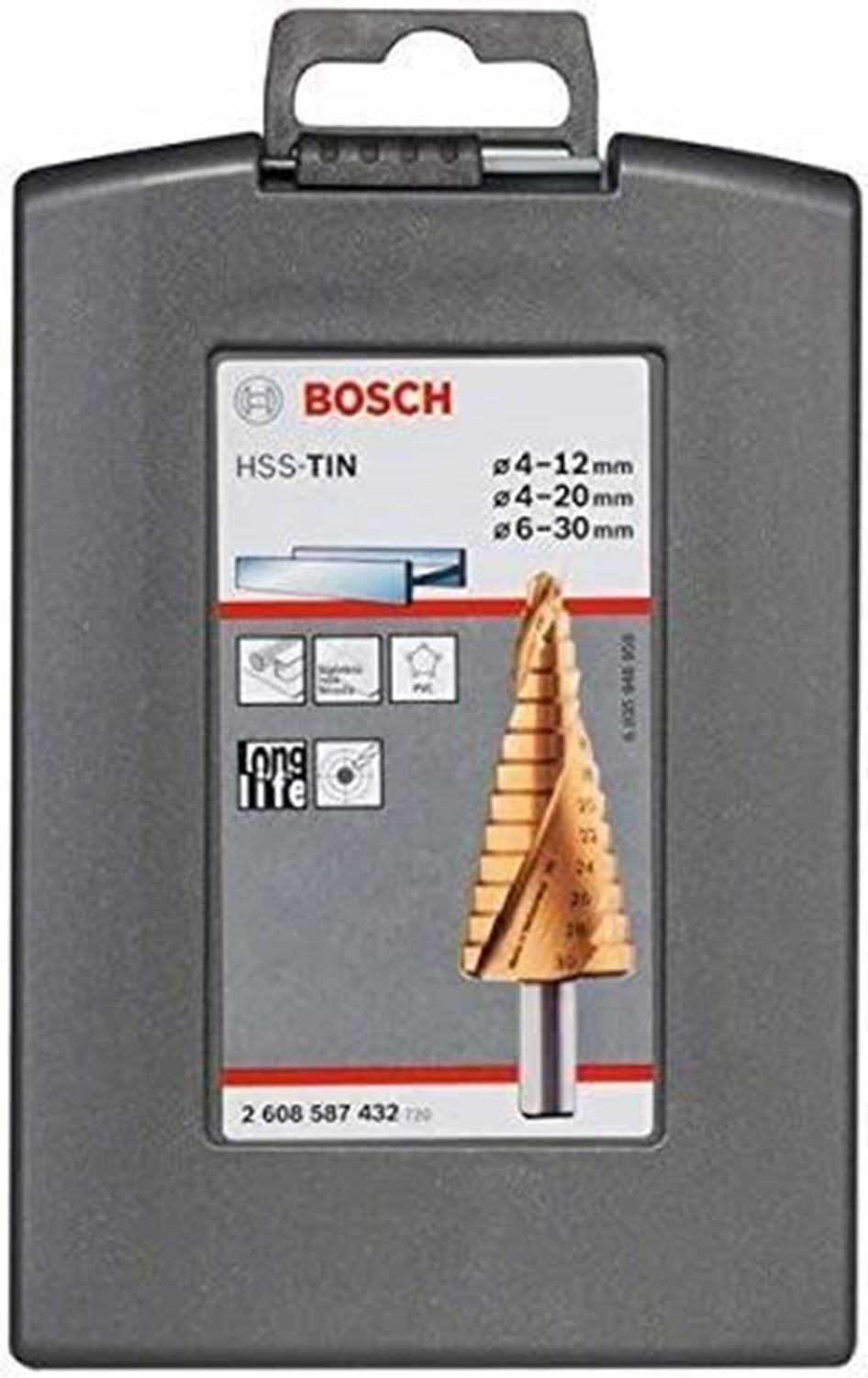 Снимка на HSS-TiN стъпаловидно свредло 3 kom. Pro Box,2608587432,Bosch