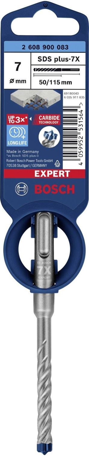 Снимка на EXPERT Свредло SDS plus 7X 7x50x115 mm,2608900083,Bosch