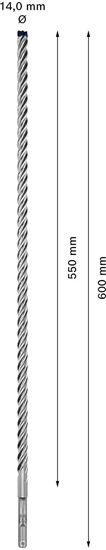 Снимка на EXPERT Свредло SDS plus 7X 14x550x600 mm,2608900125,Bosch