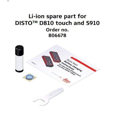 Снимка на Резервна литиево-йонна батерия за  DISTO D810 и S910,806678,Leica