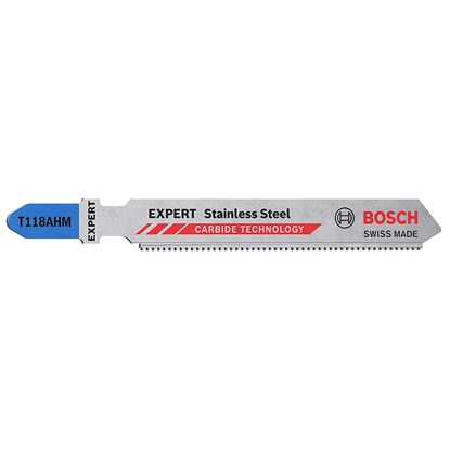 Снимка на EXPERT Ножче за прободен трион T 118 AHM Stainless Steel,3 бр,2608900561,Bosch