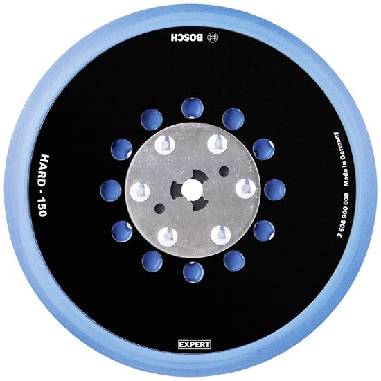 Снимка на EXPERT Шлифовъчна подложка твърда Multi-Hole D150,болт 5/16”,2 шайби,2608900008,Bosch