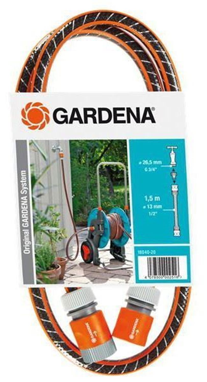 Снимка на Комплект за свързване Comfort Flex 13 mm (1/2"), 1.5 m, 18040-20, Gardena