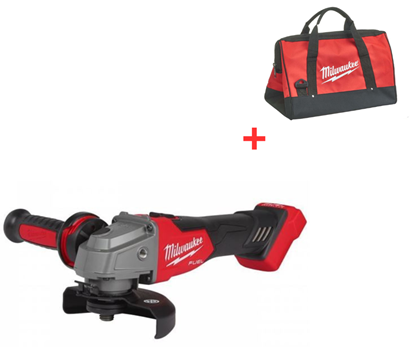 Снимка на Акумулаторен ъглошлайф Milwaukee M18FSAG125X-0,Solo+БОНУС ЧАНТА