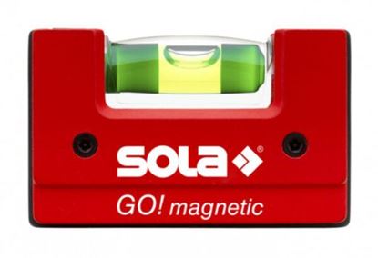 Снимка на Мини магнитен нивелир SOLA Go! Magnetic, 75 мм, 01621201