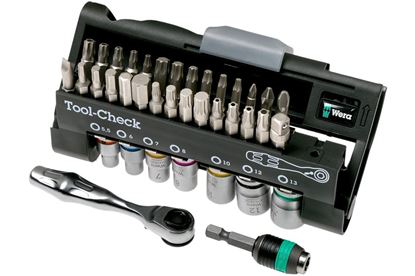 Снимка на Комплект ръчни инструменти WERA Tool-Check Automotive;5200995001