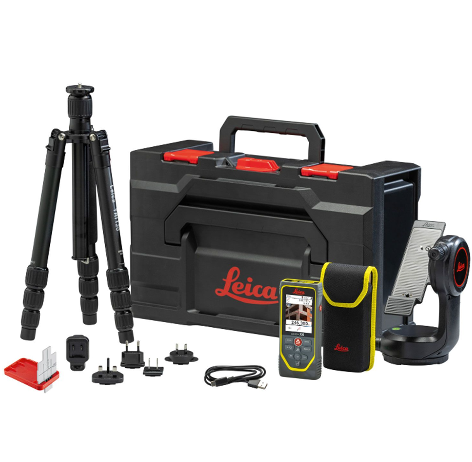 Снимка на НОВО!Лазерен далекомер LEICA Disto X6 P2P SET, 250m, 950878