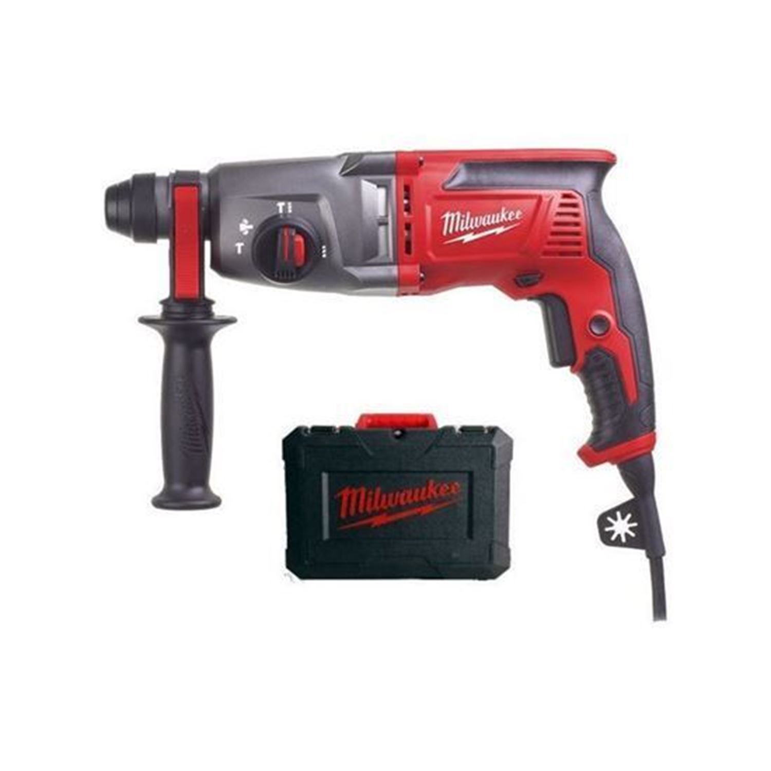 Снимка на Перфоратор SDS-plus Milwaukee PH26T,2.4J,800W;4933464580 + Комплект свредла SDS+,MX4,6х165, 10броя