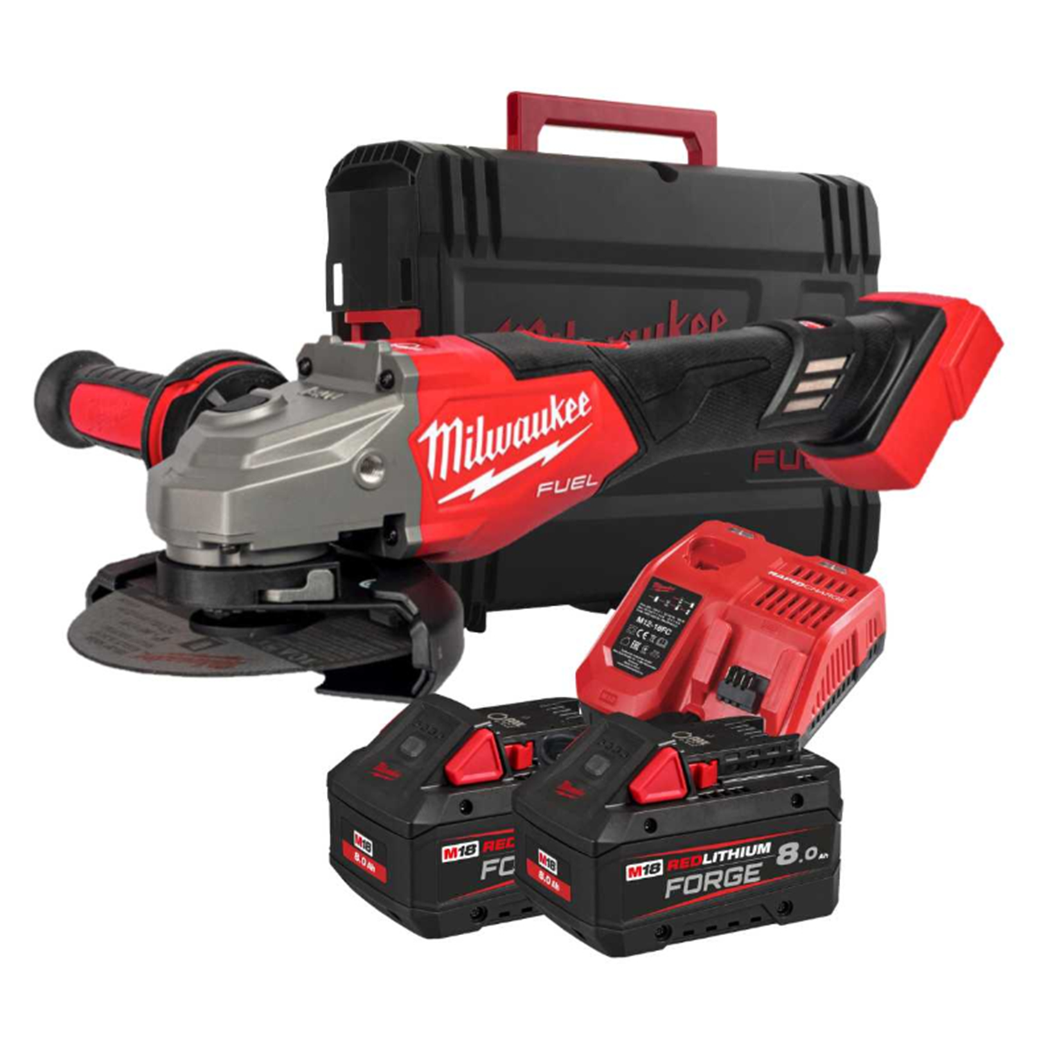 Снимка на Акумулаторен ъглошлайф MILWAUKEE M18FHSAG125XB2-802X, 4933493416