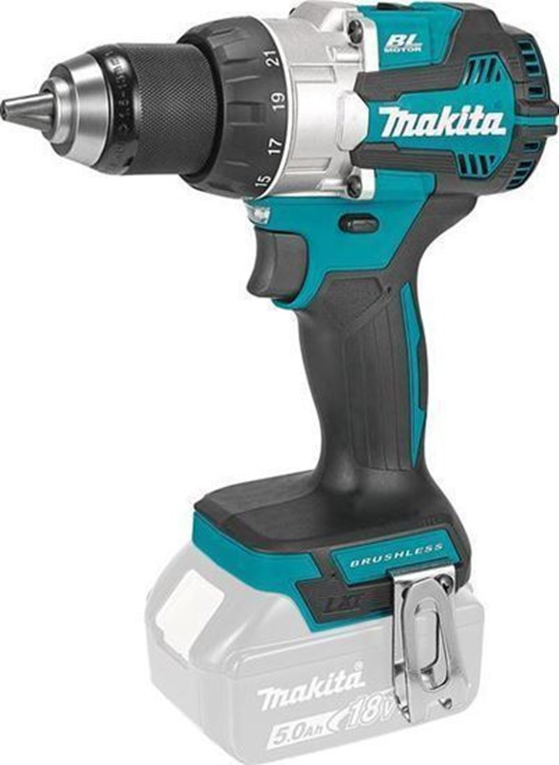 Снимка на Акумулаторен винтоверт DDF489Z, Makita + БАТЕРИЯ Li-ion 18V/3.0Ah BL1830B