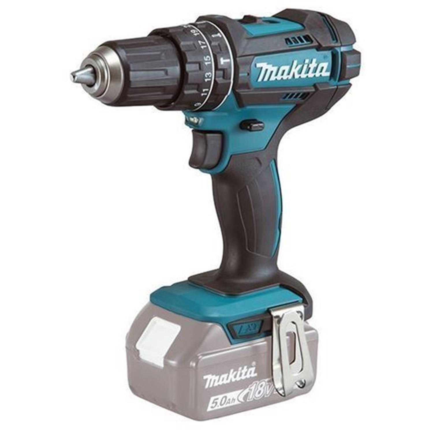 Снимка на Акумулаторен ударен винтоверт Makita DHP482Z, SOLO + Чанта за инструменти