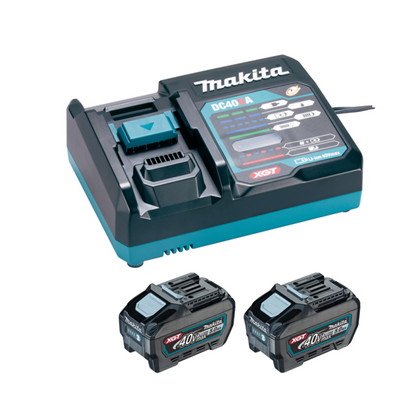 Снимка на Стартов комплект Makita XGT 2 батерии BL4050F + Зарядно DC40RA, 1911V6-0